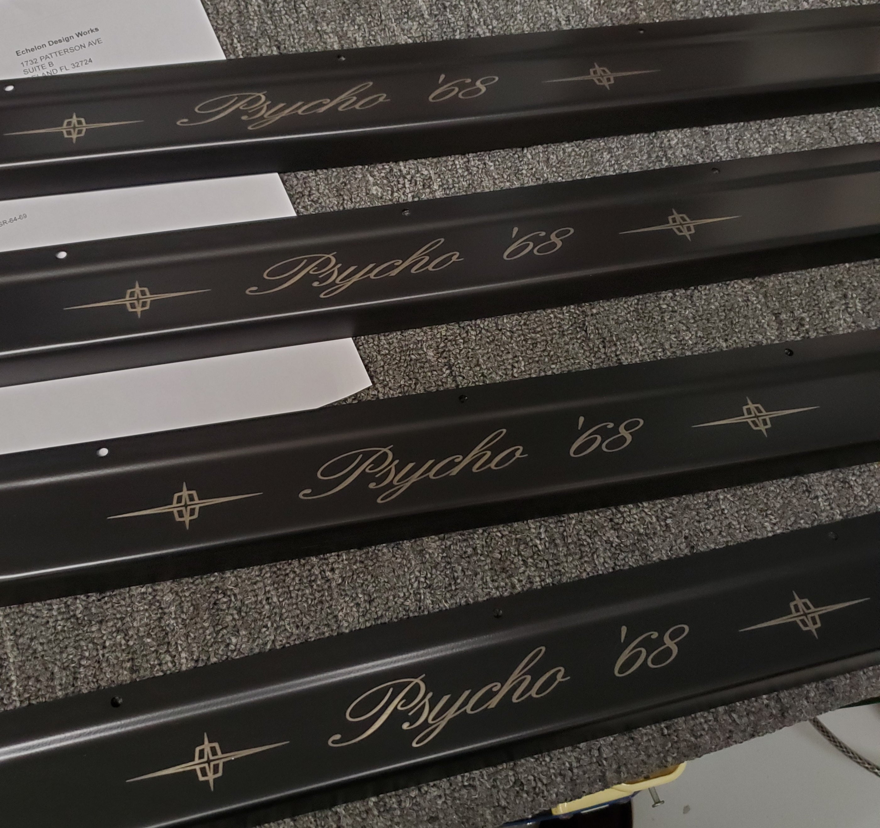 61-69 Lincoln Continental Door Sills