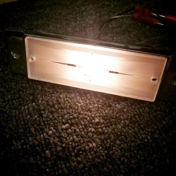 66-69 Door Panel Light Replacement Lens (sold in pairs)