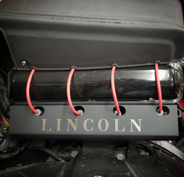 Black Satin Powder Coat Stainless Steel MEL 430/462 Engine Exhaust Manifold Cover Set
