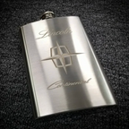Laser Engraved Stainless Steel Flask