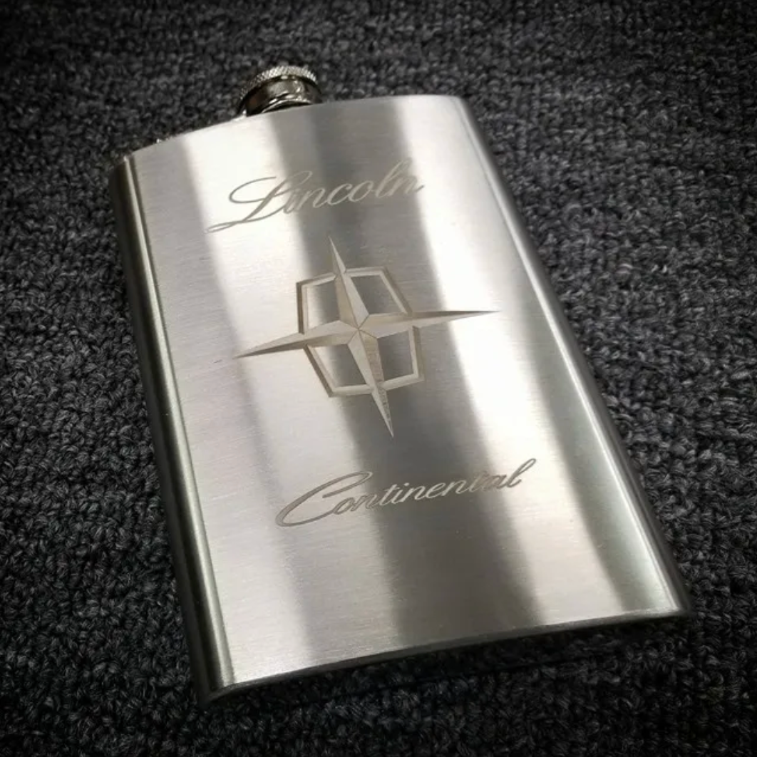Laser Engraved Stainless Steel Flask
