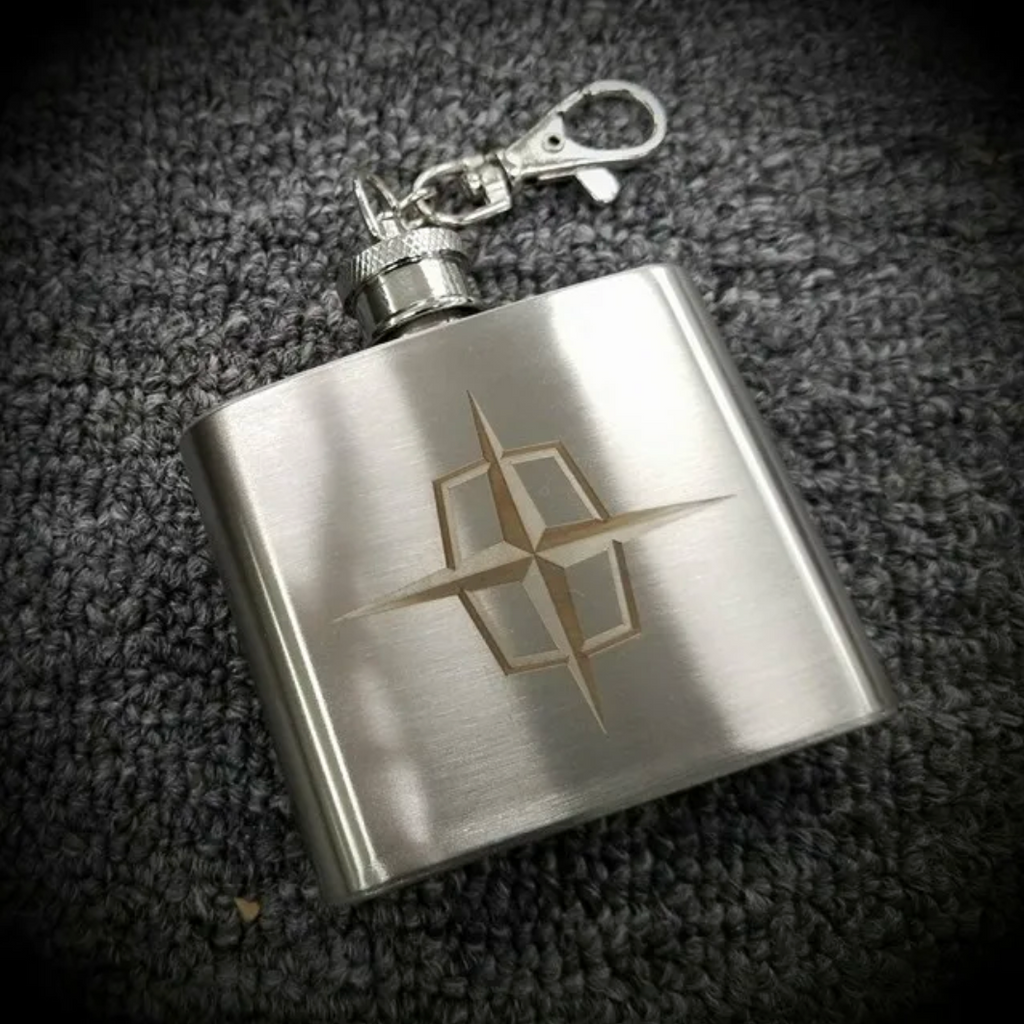 Laser Engraved Stainless Steel Flask