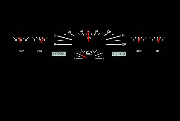1961- 63 Lincoln Continental From Dakota Digital VHX