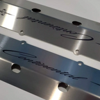 Brushed Stainless Steel 460 Engine Exhaust Manifold Cover Set