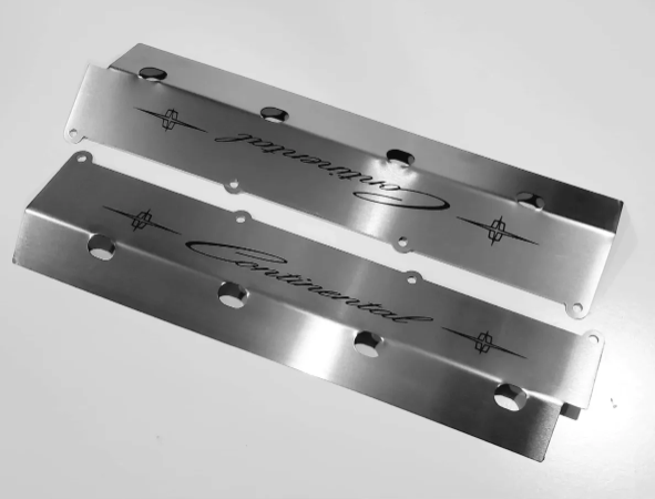 Brushed Stainless Steel 460 Engine Exhaust Manifold Cover Set