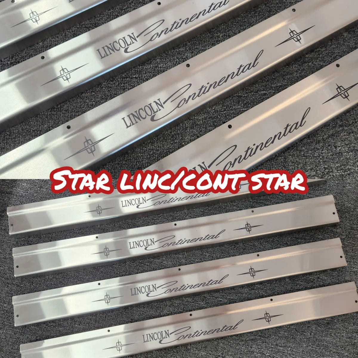 61-69 Lincoln Continental Door Sills